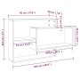 Wandregal aus braunem Eichenholzwerkstoff, 104 x 20 x 58,5 cm von vidaXL, Regale und Regale - Ref: Foro24-815290, Preis: 40,8...