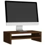 Plywood oak brown monitor stand 42x24x13cm by vidaXL, TV Furniture - Ref: Foro24-815269, Price: 25,52 €, Discount: %