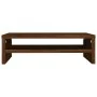 Plywood oak brown monitor stand 42x24x13cm by vidaXL, TV Furniture - Ref: Foro24-815269, Price: 25,52 €, Discount: %