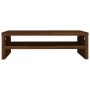 Soporte de monitor madera contrachapada roble marrón 42x24x13cm de vidaXL, Muebles TV - Ref: Foro24-815269, Precio: 25,48 €, ...