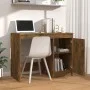 Schreibtisch aus geräuchertem Eichensperrholz, 100 x 50 x 76 cm von vidaXL, Schreibtische - Ref: Foro24-815486, Preis: 57,89 ...