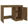Schreibtisch aus geräuchertem Eichensperrholz, 100 x 50 x 76 cm von vidaXL, Schreibtische - Ref: Foro24-815486, Preis: 57,89 ...