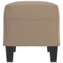 Banco de cuero sintético color capuchino 70x35x41 cm de vidaXL, Bancos - Ref: Foro24-349444, Precio: 45,05 €, Descuento: %