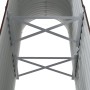 Jardinera arriate acero galvanizado marrón 114x40x68 cm