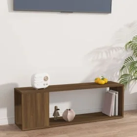 TV-Schrank aus braunem Eichensperrholz, 100 x 24 x 32 cm von vidaXL, TV-Möbel - Ref: Foro24-816037, Preis: 32,42 €, Rabatt: %