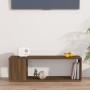 TV-Schrank aus braunem Eichensperrholz, 100 x 24 x 32 cm von vidaXL, TV-Möbel - Ref: Foro24-816037, Preis: 31,39 €, Rabatt: %