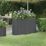 Jardinera arriate acero galvanizado antracita 114x40x68 cm