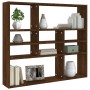Estantería de pared madera ingeniería roble marrón 90x16x78 cm by vidaXL, Shelves and shelves - Ref: Foro24-815560, Price: 48...