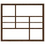 Estantería de pared madera ingeniería roble marrón 90x16x78 cm by vidaXL, Shelves and shelves - Ref: Foro24-815560, Price: 48...