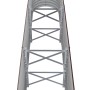 Jardinera arriate acero galvanizado marrón 152x40x68 cm