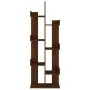 Regal aus braunem Eichensperrholz, 48 x 25,5 x 140 cm von vidaXL, Bücherregale und Regale - Ref: Foro24-816007, Preis: 55,62 ...