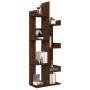 Regal aus braunem Eichensperrholz, 48 x 25,5 x 140 cm von vidaXL, Bücherregale und Regale - Ref: Foro24-816007, Preis: 56,56 ...