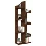 Regal aus braunem Eichensperrholz, 48 x 25,5 x 140 cm von vidaXL, Bücherregale und Regale - Ref: Foro24-816007, Preis: 55,62 ...