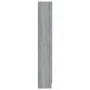 Sonoma gray plywood display case 82.5x30.5x185.5 cm by vidaXL, Bookcases and shelves - Ref: Foro24-815622, Price: 176,82 €, D...
