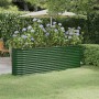 Jardinera arriate acero galvanizado verde 224x40x68 cm