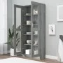 Sonoma gray plywood display case 82.5x30.5x185.5 cm by vidaXL, Bookcases and shelves - Ref: Foro24-815622, Price: 176,82 €, D...