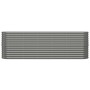 Jardinera arriate acero galvanizado gris 224x40x68 cm