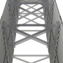 Jardinera arriate acero galvanizado gris 224x40x68 cm