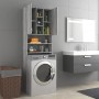 Sonoma grau Waschmaschinenschrank 64x25,5x190 cm von vidaXL, Zubehör für Waschmaschinen und Trockner - Ref: Foro24-815958, Pr...