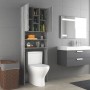 Sonoma grau Waschmaschinenschrank 64x25,5x190 cm von vidaXL, Zubehör für Waschmaschinen und Trockner - Ref: Foro24-815958, Pr...