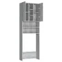 Sonoma gray washing machine cabinet 64x25.5x190 cm by vidaXL, Accessories for washing machines and dryers - Ref: Foro24-81595...