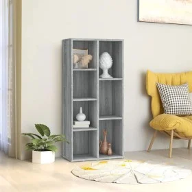 Sonoma gray shelving 50x25x106 cm by vidaXL, Bookcases and shelves - Ref: Foro24-815445, Price: 62,12 €, Discount: %
