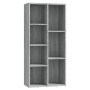 Sonoma-graues Regal 50x25x106 cm von vidaXL, Bücherregale und Regale - Ref: Foro24-815445, Preis: 64,02 €, Rabatt: %