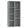 Sonoma gray shelving 50x25x106 cm by vidaXL, Bookcases and shelves - Ref: Foro24-815445, Price: 64,02 €, Discount: %