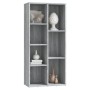 Sonoma-graues Regal 50x25x106 cm von vidaXL, Bücherregale und Regale - Ref: Foro24-815445, Preis: 64,02 €, Rabatt: %