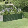 Jardinera arriate acero galvanizado verde 260x40x68 cm en Maceteros y jardineras | Comprar online en Foro24