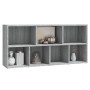 Sonoma-graues Regal 50x25x106 cm von vidaXL, Bücherregale und Regale - Ref: Foro24-815445, Preis: 64,02 €, Rabatt: %