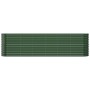 Jardinera arriate acero galvanizado verde 260x40x68 cm