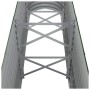 Jardinera arriate acero galvanizado verde 260x40x68 cm