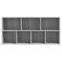 Sonoma gray shelving 50x25x106 cm by vidaXL, Bookcases and shelves - Ref: Foro24-815445, Price: 64,02 €, Discount: %