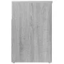 Banco zapatero madera contrachapada gris Sonoma 60x30x45 cm de vidaXL, Zapateros y organizadores de calzado - Ref: Foro24-816...