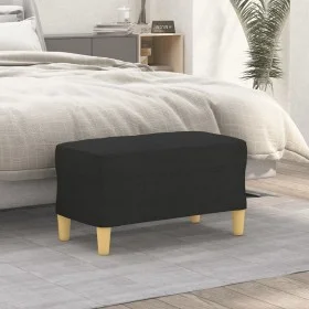 Banco de tela negro 70x35x41 cm by vidaXL, Banks - Ref: Foro24-349371, Price: 52,39 €, Discount: %