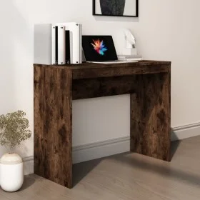 Schreibtisch aus geräuchertem Eichensperrholz, 90 x 40 x 72 cm von vidaXL, Schreibtische - Ref: Foro24-815303, Preis: 42,50 €...