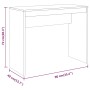 Schreibtisch aus geräuchertem Eichensperrholz, 90 x 40 x 72 cm von vidaXL, Schreibtische - Ref: Foro24-815303, Preis: 43,09 €...