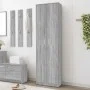 Flurschrank aus grauem Sonoma-Sperrholz 55x25x189cm von vidaXL, Kleiderschränke - Ref: Foro24-815517, Preis: 119,02 €, Rabatt: %