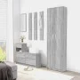 Flurschrank aus grauem Sonoma-Sperrholz 55x25x189cm von vidaXL, Kleiderschränke - Ref: Foro24-815517, Preis: 119,02 €, Rabatt: %