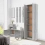 Flurschrank aus grauem Sonoma-Sperrholz 55x25x189cm von vidaXL, Kleiderschränke - Ref: Foro24-815517, Preis: 119,02 €, Rabatt: %