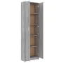 Flurschrank aus grauem Sonoma-Sperrholz 55x25x189cm von vidaXL, Kleiderschränke - Ref: Foro24-815517, Preis: 119,02 €, Rabatt: %