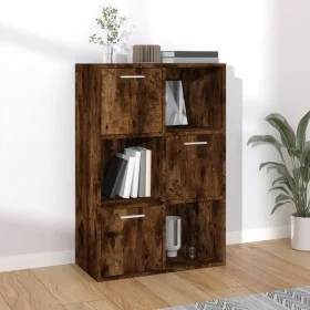 Smoked oak storage cabinet 60x29.5x90 cm by vidaXL, Bookcases and shelves - Ref: Foro24-815453, Price: 67,25 €, Discount: %