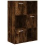 Mueble de almacenaje roble ahumado 60x29,5x90 cm de vidaXL, Librerías y estanterías - Ref: Foro24-815453, Precio: 69,28 €, De...