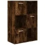 Smoked oak storage cabinet 60x29.5x90 cm by vidaXL, Bookcases and shelves - Ref: Foro24-815453, Price: 67,38 €, Discount: %