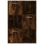 Mueble de almacenaje roble ahumado 60x29,5x90 cm de vidaXL, Librerías y estanterías - Ref: Foro24-815453, Precio: 69,28 €, De...
