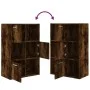 Smoked oak storage cabinet 60x29.5x90 cm by vidaXL, Bookcases and shelves - Ref: Foro24-815453, Price: 67,38 €, Discount: %