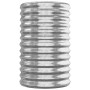 Jardinera arriate acero galvanizado plata 260x40x68 cm