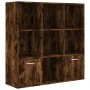 Regal in der Farbe geräucherte Eiche, 98 x 30 x 98 cm von vidaXL, Bücherregale und Regale - Ref: Foro24-815447, Preis: 71,40 ...