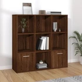 Eichenbraunes Regal 98x30x98 cm von vidaXL, Bücherregale und Regale - Ref: Foro24-815449, Preis: 81,81 €, Rabatt: %